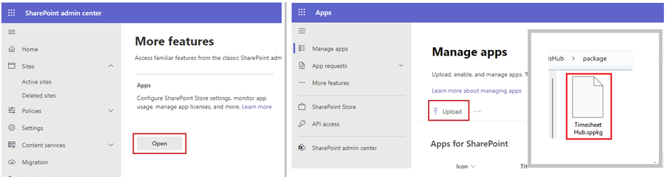 installation app catalog