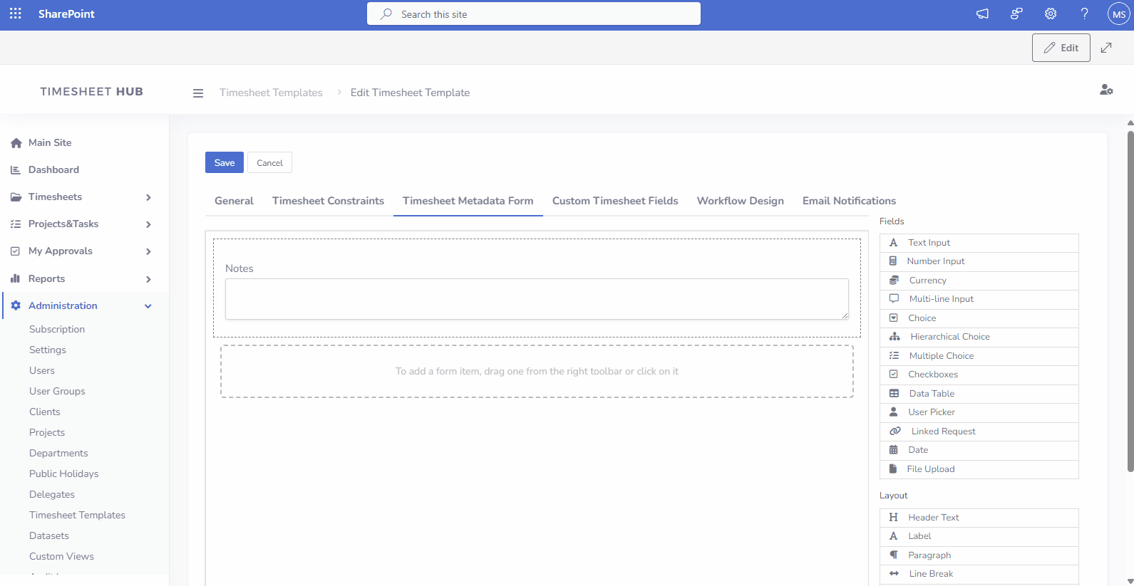 setup request templates