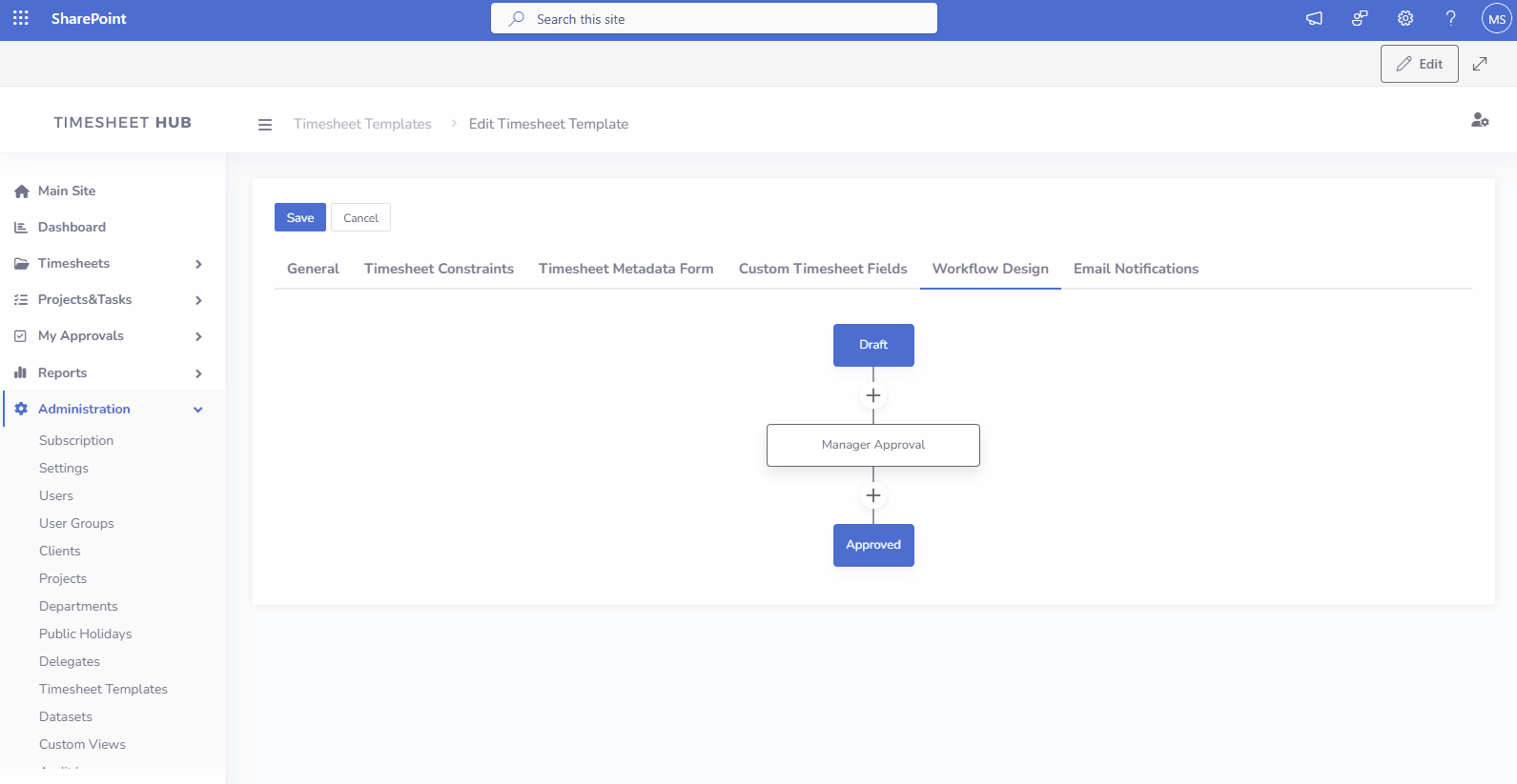 setup request templates
